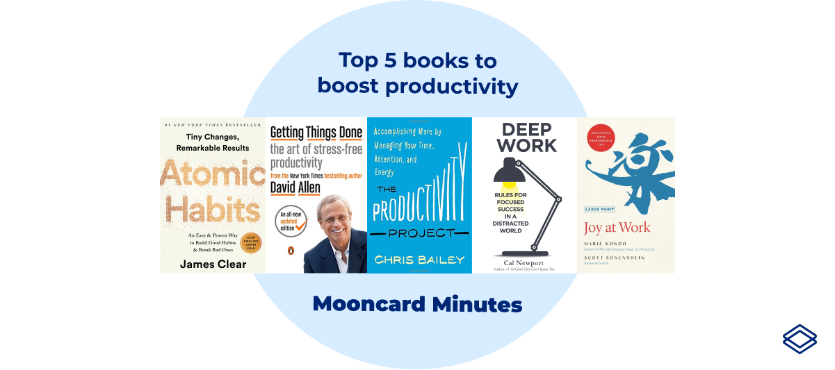 Top 5 books to boost productivity