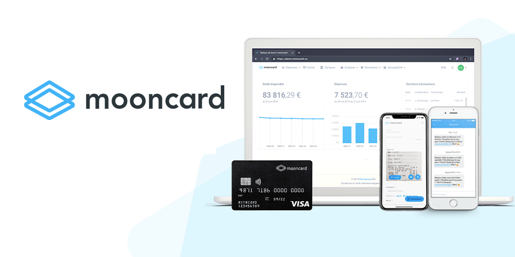 Mooncard, la carte de paiement qui met fin aux notes de frais